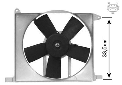 VAN WEZEL Ventilators, Motora dzesēšanas sistēma 3734746